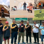 Giat pasang tenda pospam mudik lebaran