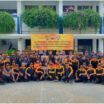 PELATIHAN PBB DIHALAMAN SMA AL FURQON CIMONE