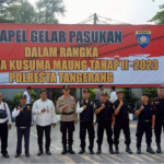 MENGHADIRI UNDANGAN GIAT APEL GELAR PASUKAN OPS BINA KUSUMA MAUNG TAHAP II