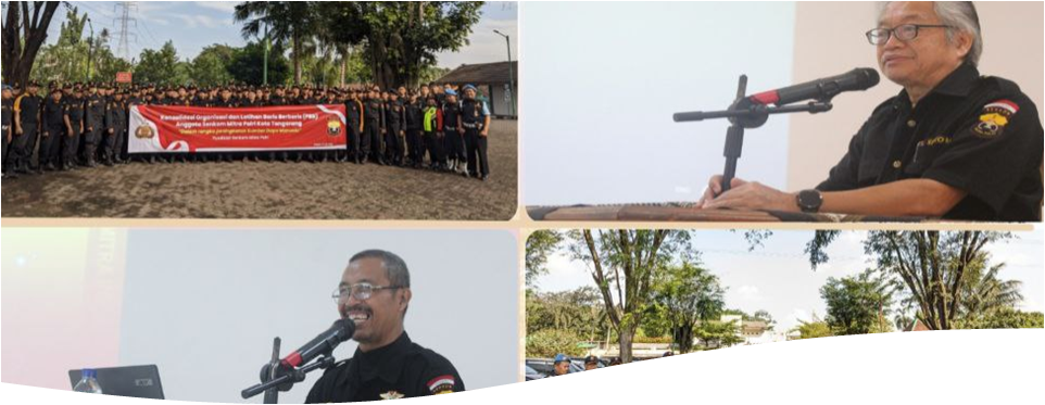 MELAKSANAKAN LATIHAN PBB DAN SOSIALISASI PERATURAN ORGANISASI