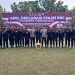Senkom Menghadiri Apel Deklarasi Polisi RW Polresta Tangerang