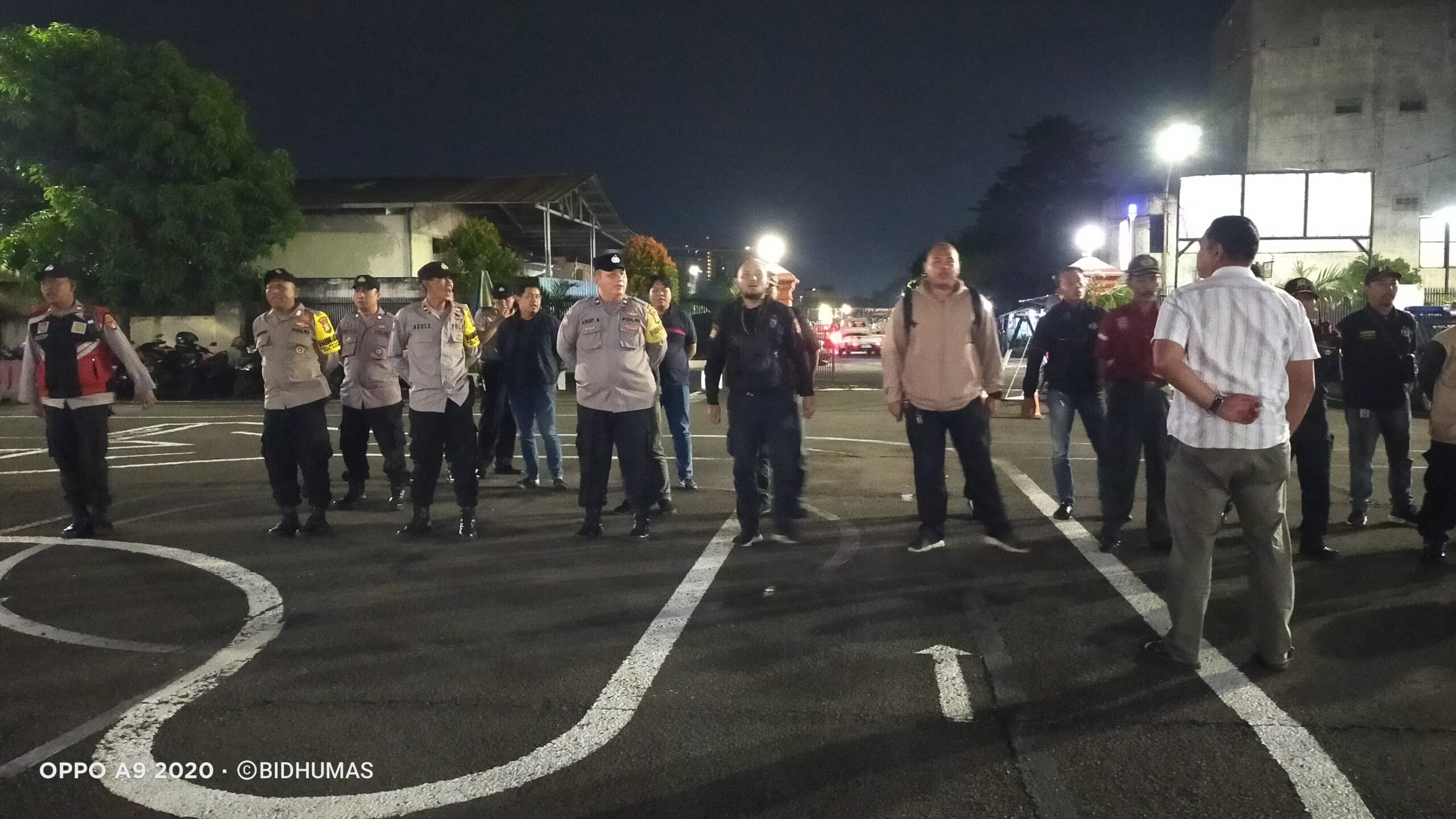 Senkom ikut apel dengan polsek