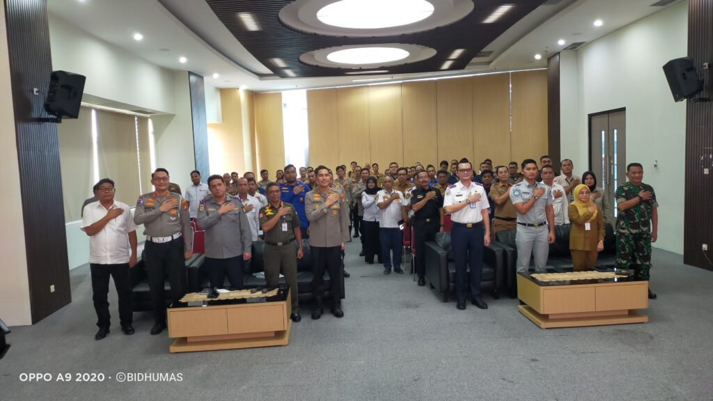 Senkom Kota Tangerang Hadiri Rakor Linsek Operasi Kepolisian Terpusat Ketupat Jaya 2025