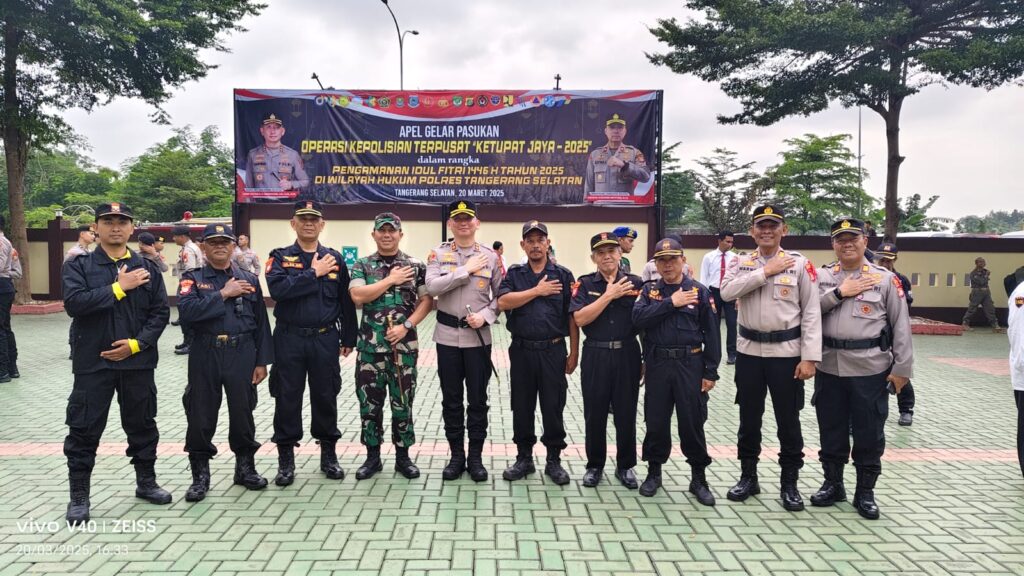 Senkom Mitra Polri Tangsel Dukung Operasi Kepolisian Terpusat Ketupat Jaya 2025