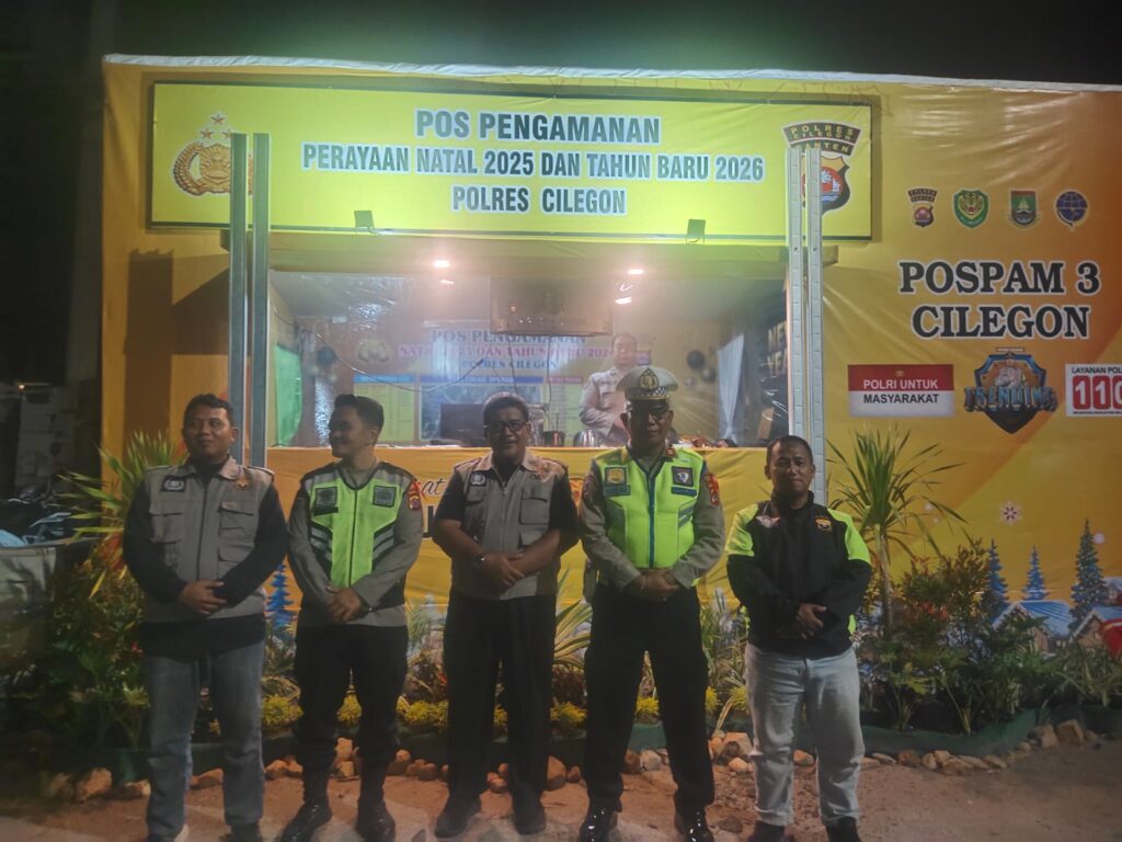 Senkom Mitra Polri Kota Cilegon Berpartisipasi Dalam Pengamanan Natal 2025