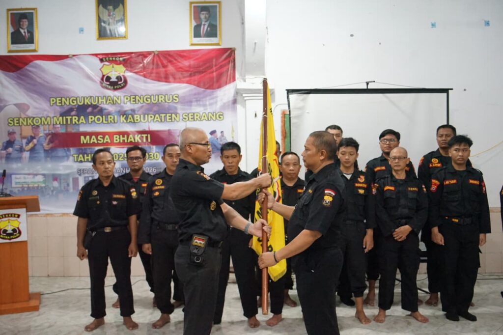 Pengurus Senkom Mitra Polri Kabupaten Serang Resmi Dilantik, Siap Perkuat Sinergi Keamanan
