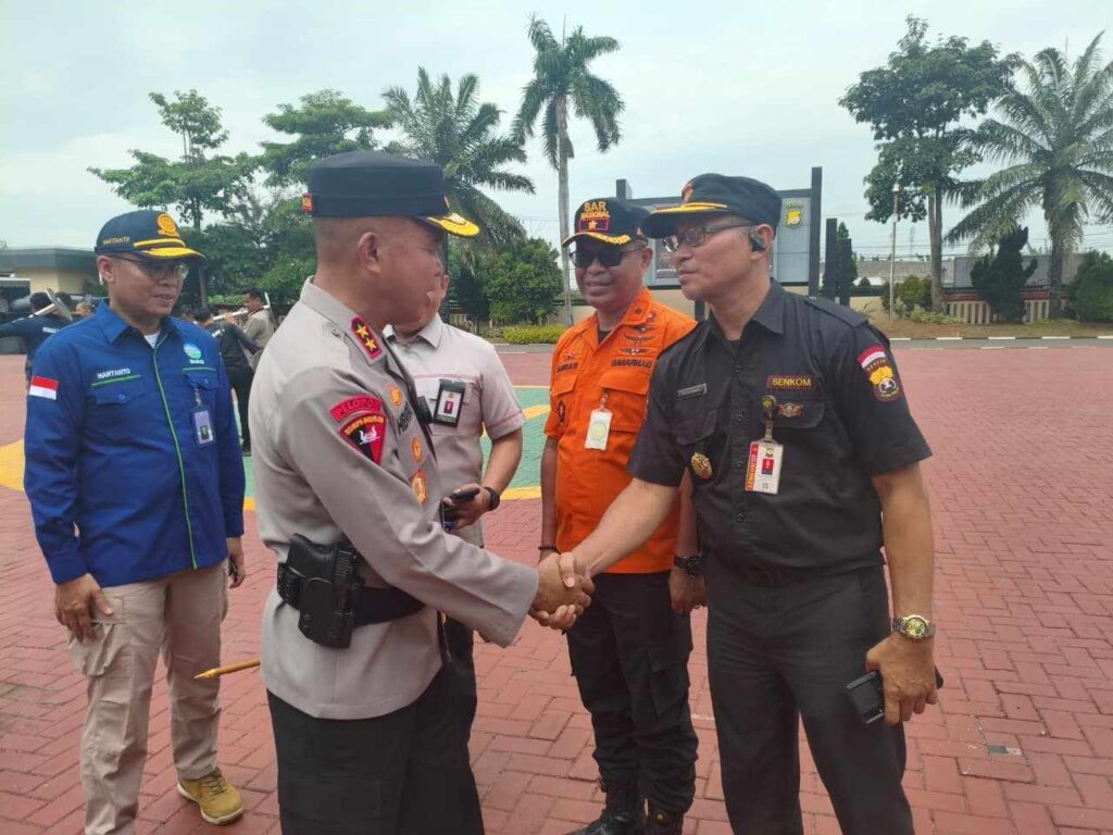 Senkom Mitra Polri Banten Hadiri Apel Siaga Tanggap Bencana Bersama Forkopimda