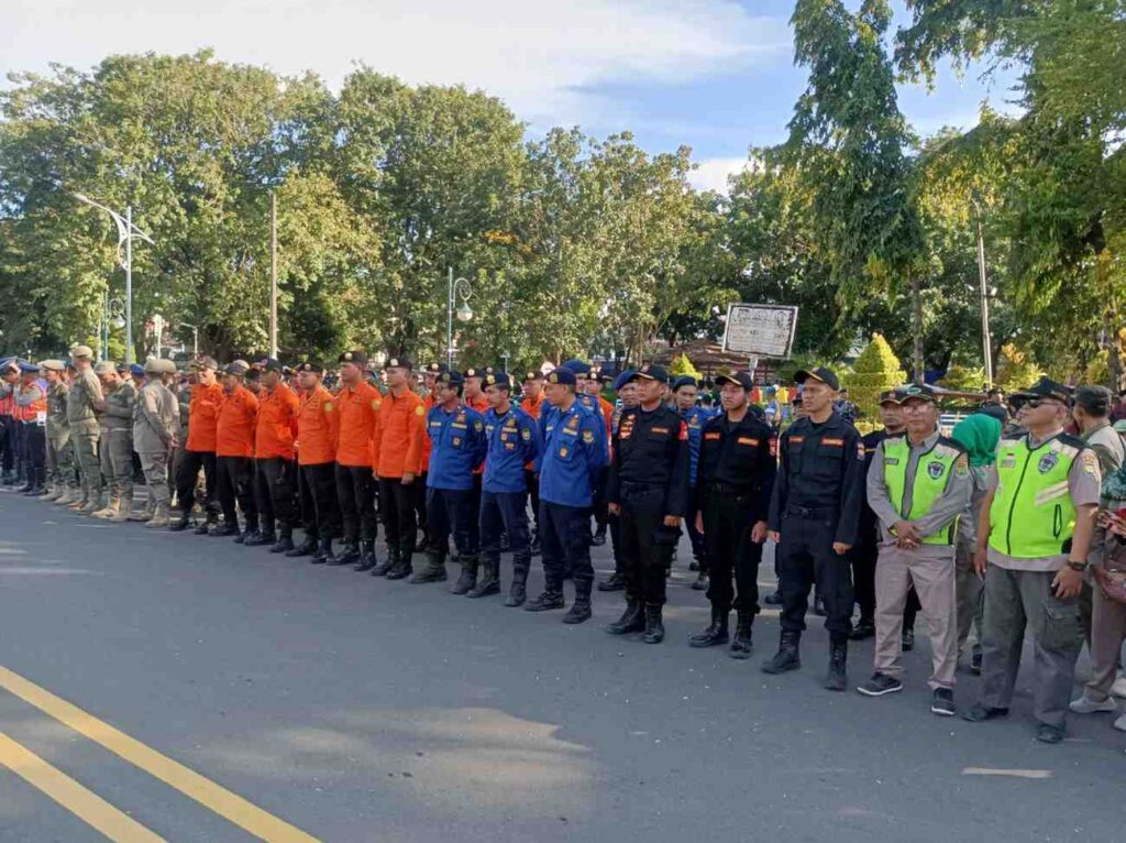 Senkom Mitra Polri Kota Cilegon Ikuti Apel Gelar Pasukan Operasi Ketupat Maung 2026